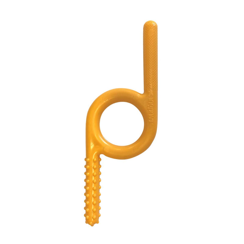 TalkTools Textured Chewy (Orange) 1pk | Oral Motor Sensory Tool for Kids and Toddlers | Therapy Tools to Improve Chewing and Biting - NewNest Australia