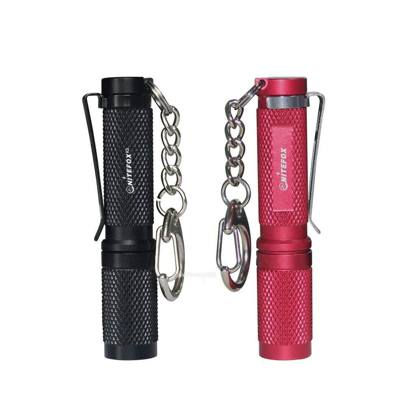 High Bright Keychain Flashlight K3,Supper Bright 150 Lumens,Nice as Everyday Flashlight Lantern Waterproof EDC Light for Emergency Outdoor Dog Walking Kids Parents Gift (black and red 2 flashlights) black and red 2 flashlights - NewNest Australia