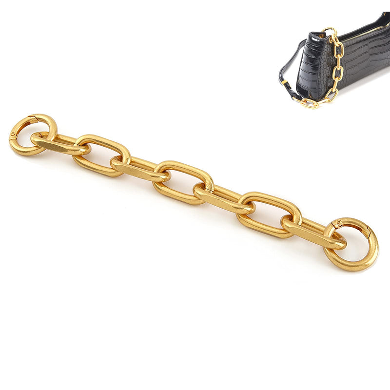 Fashion Large Metal Cross-Body Purse Strap Extender,Handbag Shoulder Strap Extender,Bag Chain Accessory Charms (Antique Gold) Antique Gold - NewNest Australia