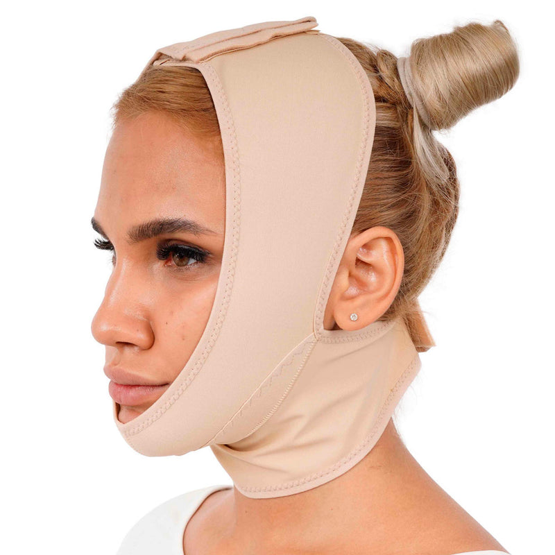 Chin Compression Garment After Liposuction Surgery, Neck Cover Strap Bandage (S) Small (Pack of 1) - NewNest Australia