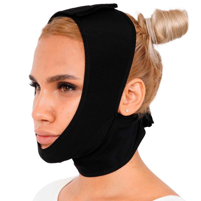 Chin Compression Garment After Liposuction Surgery, Neck Cover Strap Bandage (Small (Pack of 1)) Small (Pack of 1) - NewNest Australia