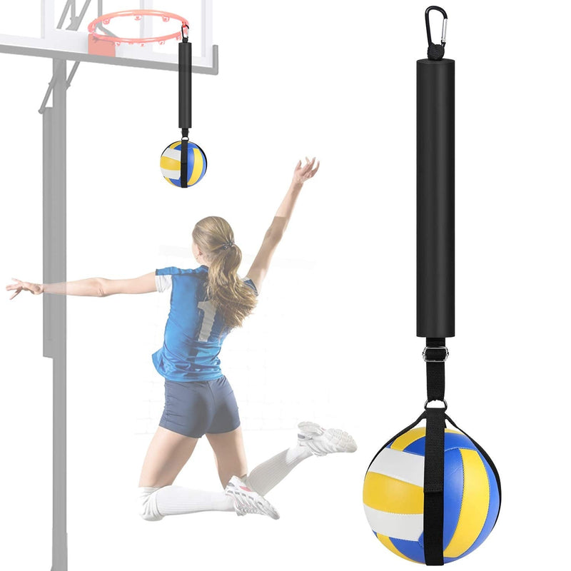 TOBWOLF Volleyball Spike Trainer, Volleyball Spike Training System for Basketball Hoop, Volleyball Equipment Training Aid Improves Serving, Jumping, Arm Swing Mechanics and Spiking Power - NewNest Australia