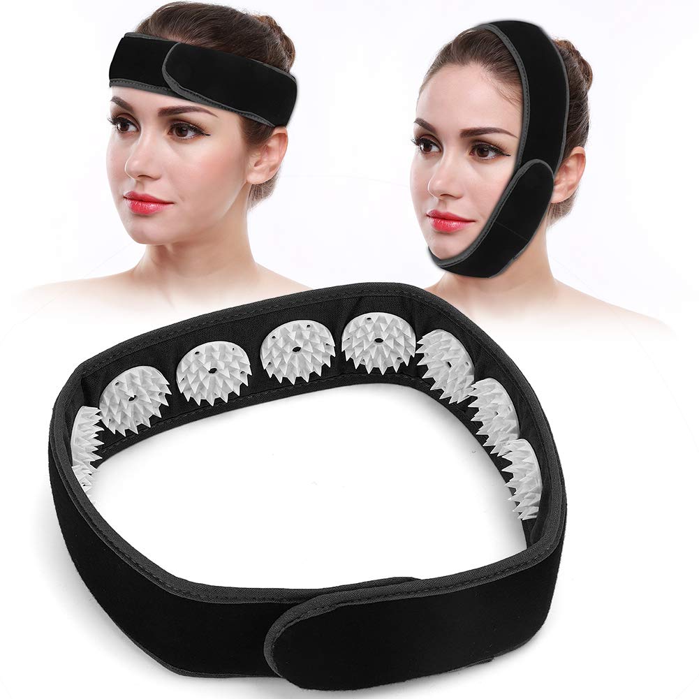 Portable Acupuncture Headband, Head Massage for Head Pain Relief, Yoga Fitness Daily Use Acupuncture Head Massager(Black) Black - NewNest Australia