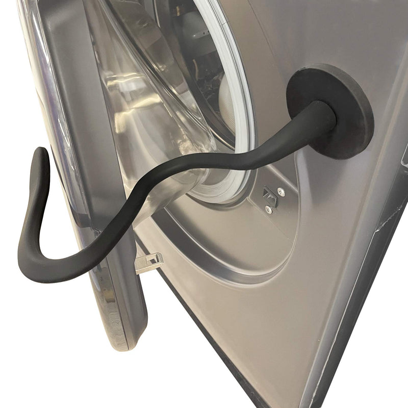 Front Load Washer Door Prop, Magnetic Washing Machine Door Holder, Keep Washer Door Open, Flexible Prop Fits Most Washing Machines Black Round - NewNest Australia