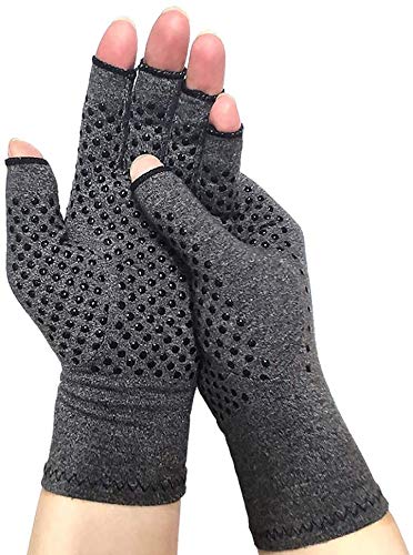David Copper Compression Cotton Arthritis Gloves. Best Copper Infused Glove for Arthritis Hands, Arthritic Fingers, Carpal Tunnel, Computer Typing, Hand Support. Fingerless for Women and Men (Small) Small (1 Pair) - NewNest Australia