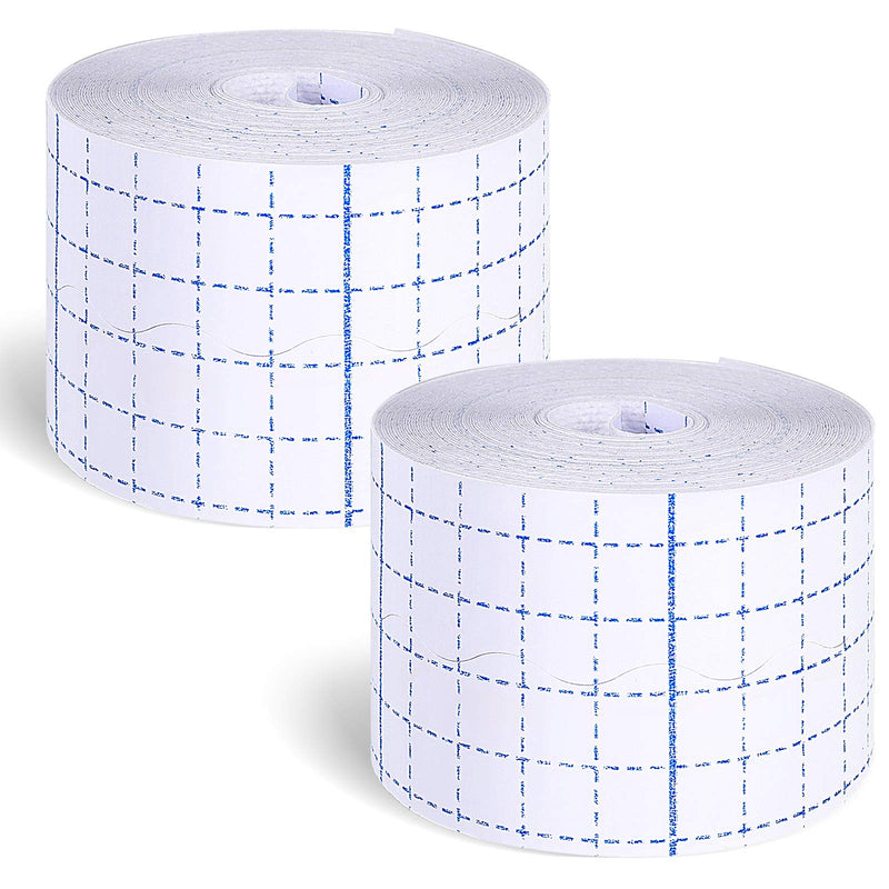 2 Rolls Non-Woven Cover Roll Stretch Tape Non-Woven Adhesive Bandages Breathable Bandage Tape Cohesive Wrap Bandages Protective Stretch Bandage Roll Film (2 Inch x 10.94 Yard) 2x393.8 Inch (Pack of 2) - NewNest Australia