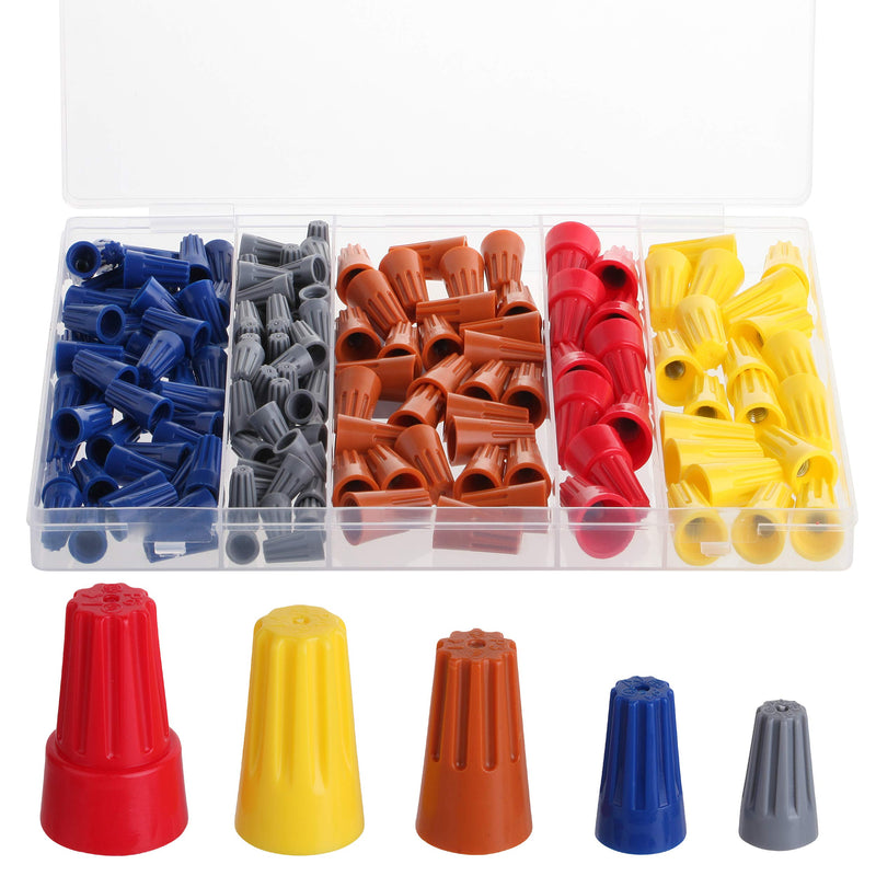 Bates- Wire Nuts, Wire Nuts Assortment,150 pcs, Electrical Wire Connectors, Wire Nuts, Wire Caps, Wire Connectors Twist, Electrical Wire Nuts, Wire Caps Electrical, Electrical Caps for Wires - NewNest Australia