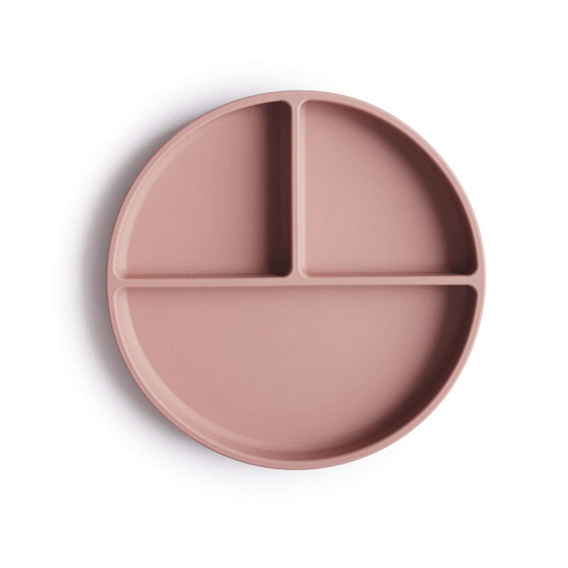 mushie Silicone Suction Plate | BPA-Free Non-Slip Design (Blush) Blush - NewNest Australia