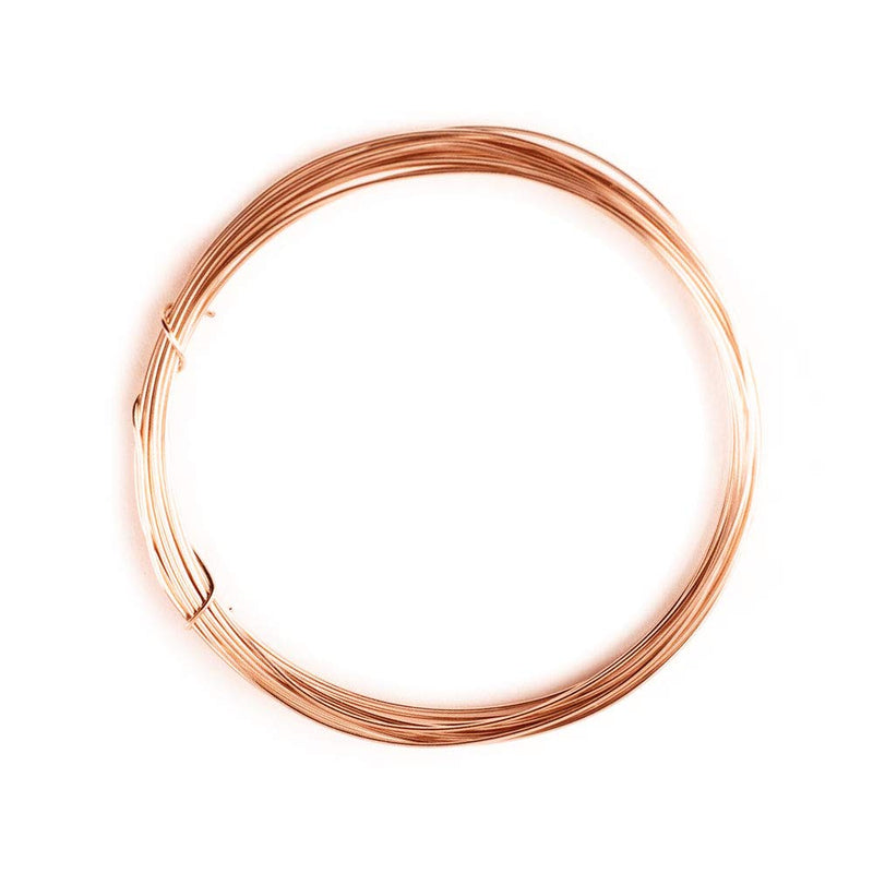 Solid Bare Copper Wire Square, Bright, Dead Soft, 25 Feet, 14 Gauge 14 GA Dead Soft - 25 FT - NewNest Australia