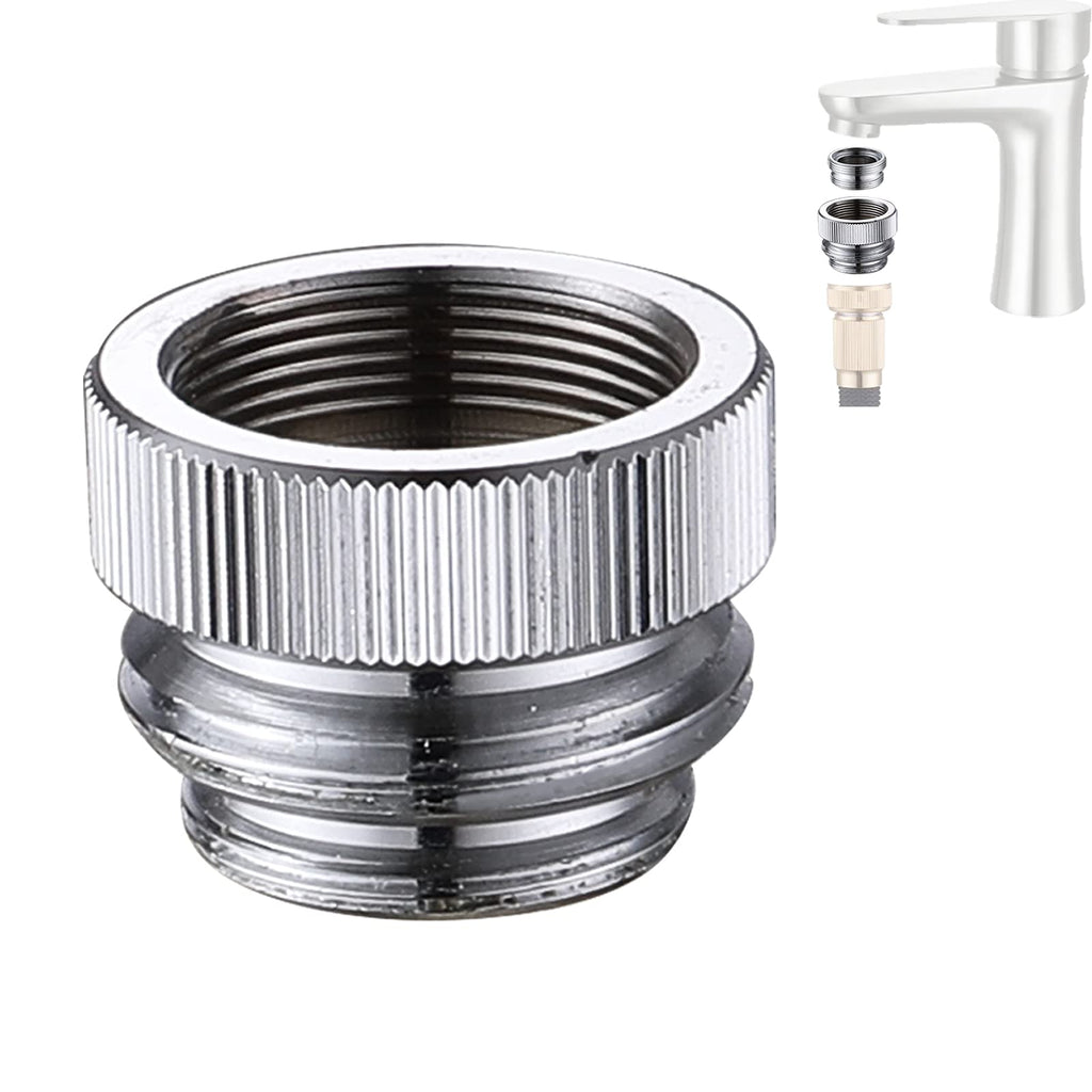 Faucet Adapter Connects Garden Hose or Other 3/4'' Thread Hose, Leakproof Brass Kitchen Sink Aerator: Quick to Connect (Chrome) - NewNest Australia