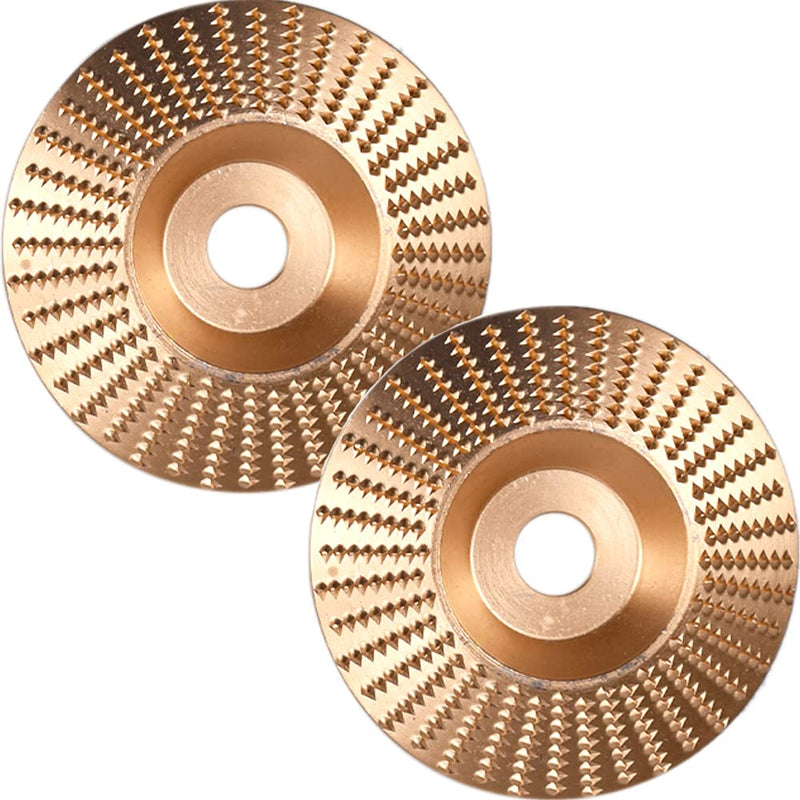 2 X Wood Carving Polishing Angle Grinding Wheel Sanding Disc Wood Tool,Powerful Carbide Wood Carving Disc for Angle Grinding Wheel - NewNest Australia