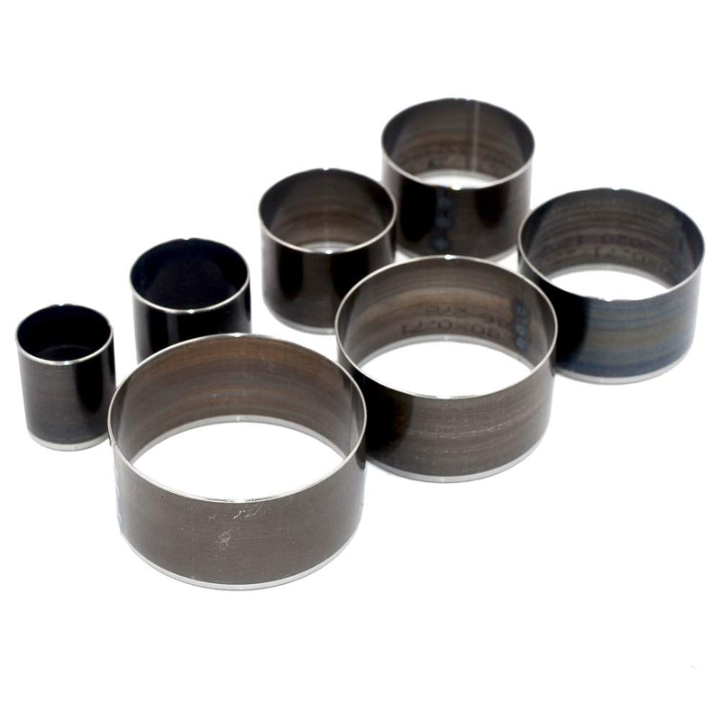 DGOL 7 Sizes Big Size 20mm - 50mm Round Hole Punch Leather Rubber Fiber Silicone Hollow Cutter Die Punching Tool kit - NewNest Australia