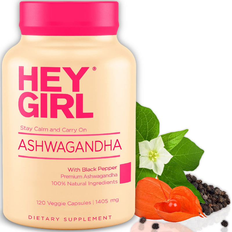Ashwagandha 1405 mg Ashwagandha Root Powder with Black Pepper Extract 120 Capsule - NewNest Australia