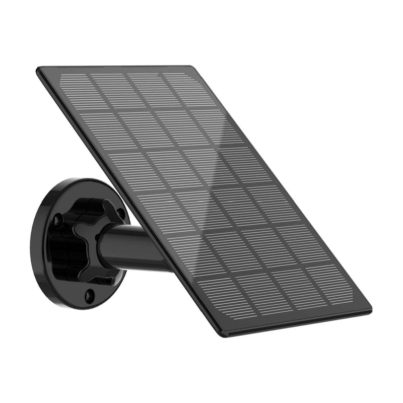 Solar Panel for Wireless Outdoor Security Camera Compatible with DC 5V Rechargeable Battary Powered Surveillance Cam, Continuous Solar Power for Camera(No Camera) - NewNest Australia