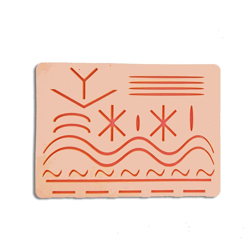 Suture Practice Pads 3 Layer with 27 Wound 5.5x7.7", Suture Practice Kit, Durable Silicon Skin Suture Pad to be Used by Students for Training and Practice of Medical, Veterinarian Students and Nurses - NewNest Australia