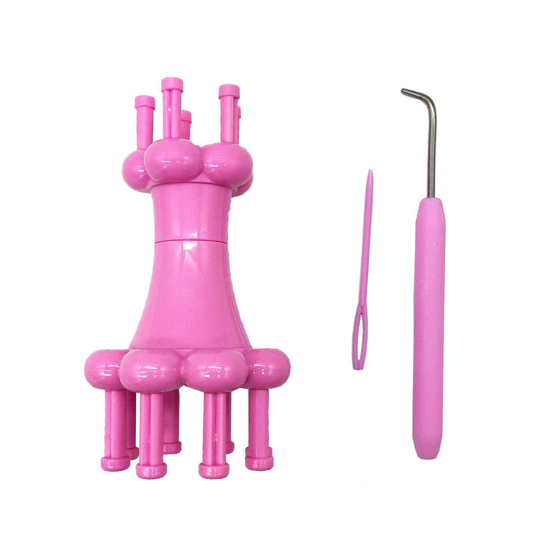 WAYION DIY Weaving Tool Hook Crochet Flower Arranger Spool Loom Knitter Knitting Rope Hook Knitting Tool - NewNest Australia