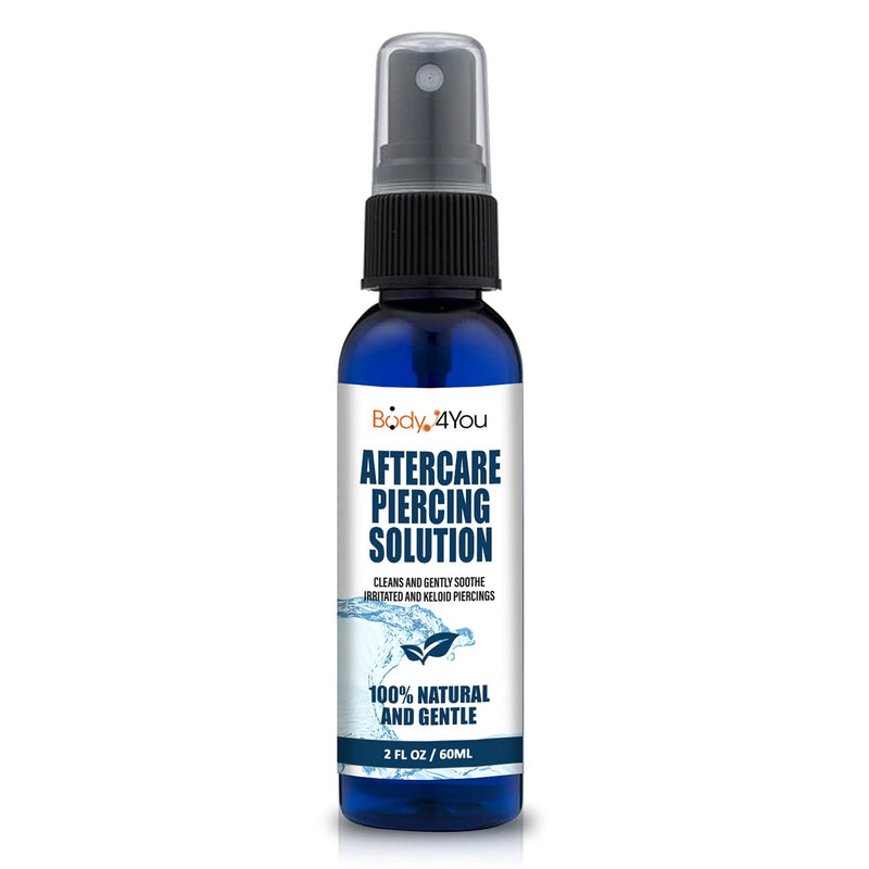 BodyJ4You Piercing Aftercare Cleanser Saline Spray Wash Skincare Solution Mist (60ml) - NewNest Australia