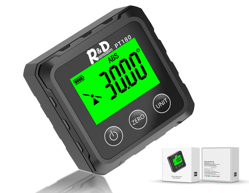 Digital Angle Finder Magnetic PT180 Table Saw Angle Finder Tool - Digital Inclinometer -4 of 90 Degree Finder Angle Cube -IP54 Digital Protractor Bevel Gauge for Woodworking Micro Jig - NewNest Australia