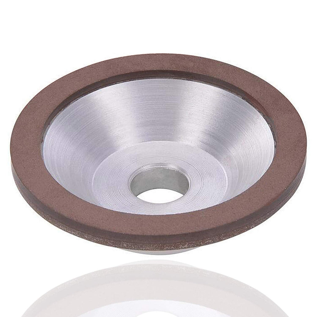 Grinding Wheel, 150 Grit Bowl Shape Resin Bonded Flaring Cup Surface Grinding Wheel Resin Abrasive Tools for Carbide Metal (100x32x20x10x3mm) - NewNest Australia