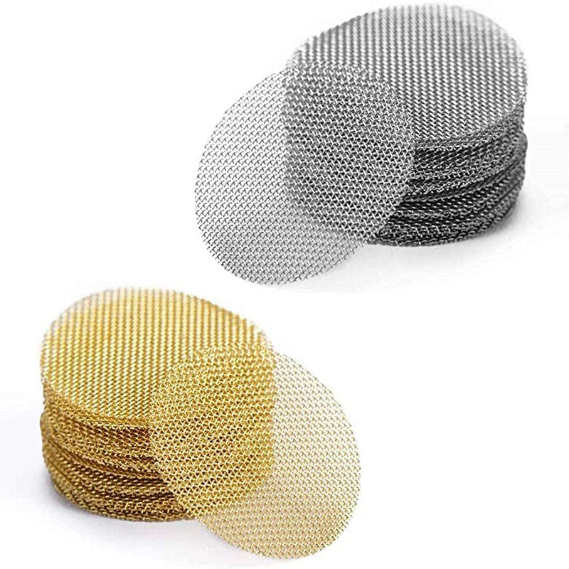 100pcs Pipe Screens, 3/4 Inch Pipe Filters, 50pcs Premium Stainless Steel Pipe Screens and 50pcs Brass Filters 100 Count (Pack of 1) - NewNest Australia