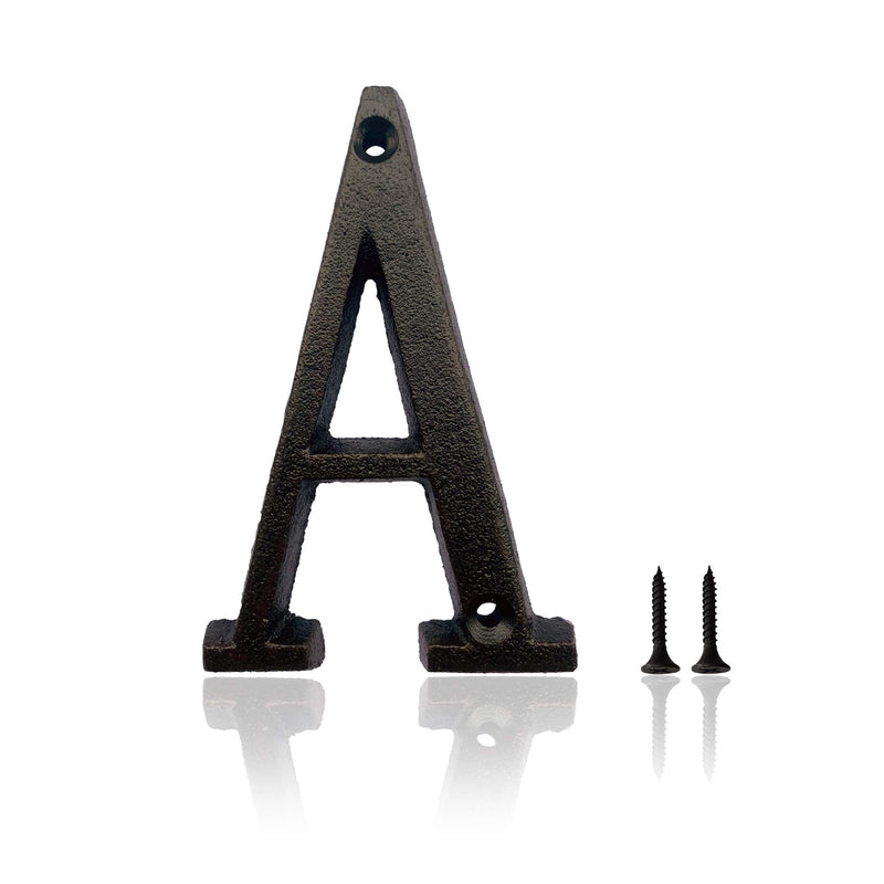 5 Inch House Numbers, Cast Iron House Numbers for Outside, Address Numbers for Houses, Farmhouse, Garage, Shop, Offices, Hotel, LETTER A - NewNest Australia