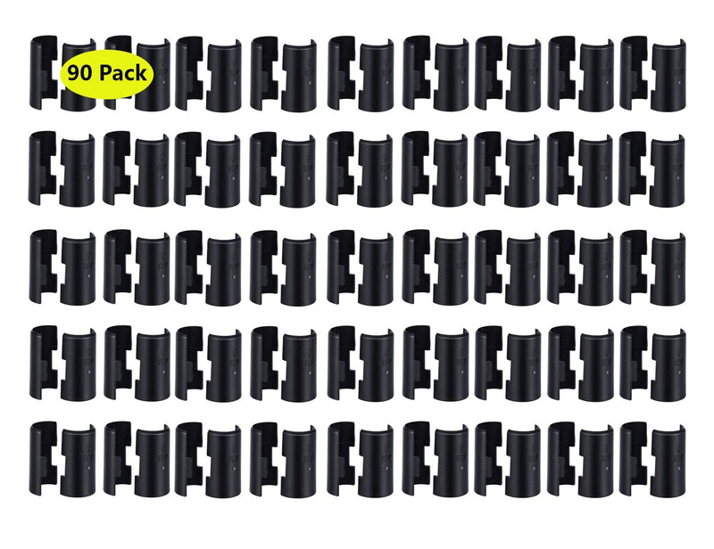 0.75" Wire Shelf Clips - 90Pack Wire Shelving Shelf Lock Clips for 3/4" Post Shelvings 3/4 Inch - NewNest Australia