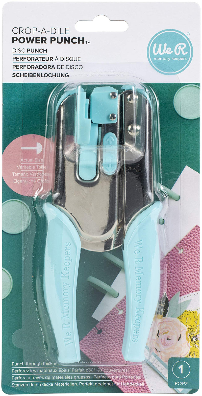 We R Memory Keepers Crop-A-DILE PWR PNCH DISC, Blue - NewNest Australia