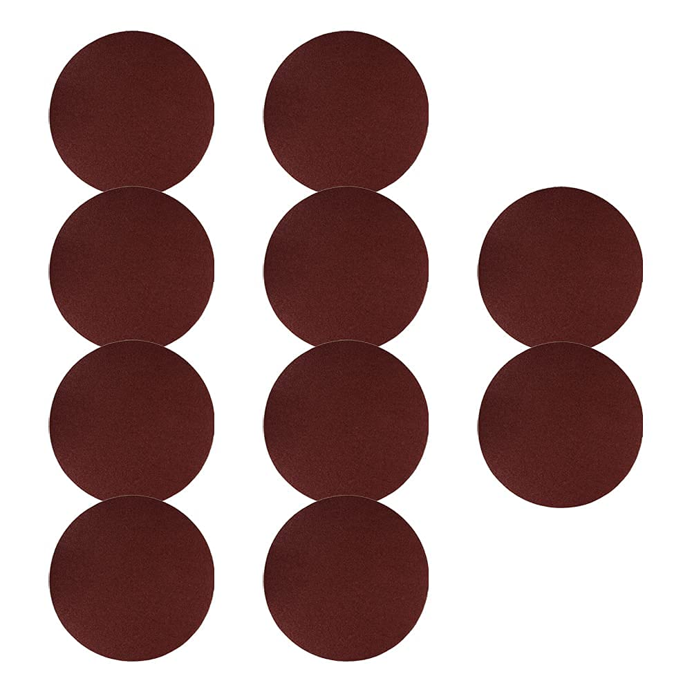 Auniwaig 9-Inch PSA Sanding Disc 40 Grit Aluminum Oxide Self Stick Adhesive Round Shape Sanding Paper NO-Hole for Random Orbital Sander and Belt Disc Sander 10PCS - NewNest Australia