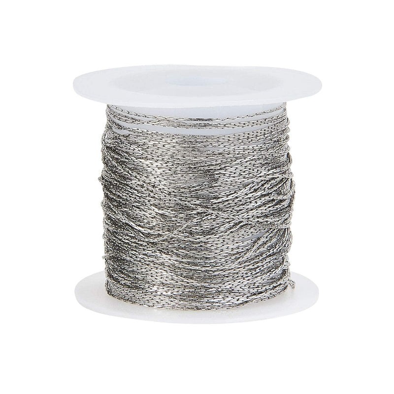 Airssory 10m (32.8 Ft) Stainless Steel Cardano Beading Unfinished Chains Soldered Bulk Lot for Jewellery Making & Craftings - 0.5mm 10m Stainless Steel Cardano chain_0.5mm - NewNest Australia