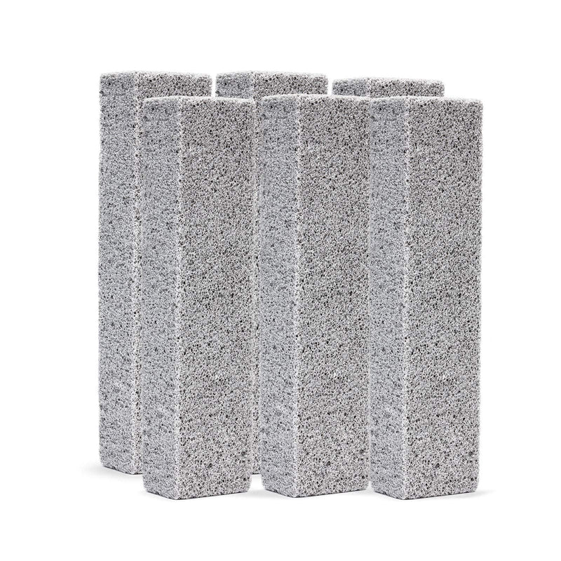 KEOKAY Pumice Stone for Toilet Cleaning, Powerfully Cleans Hard Water Rings and Stains, Suitable for Stains On Toilets, Bathtubs, Tiles, Swimming Pools and Stainless Steel Sinks 6 Packs - NewNest Australia