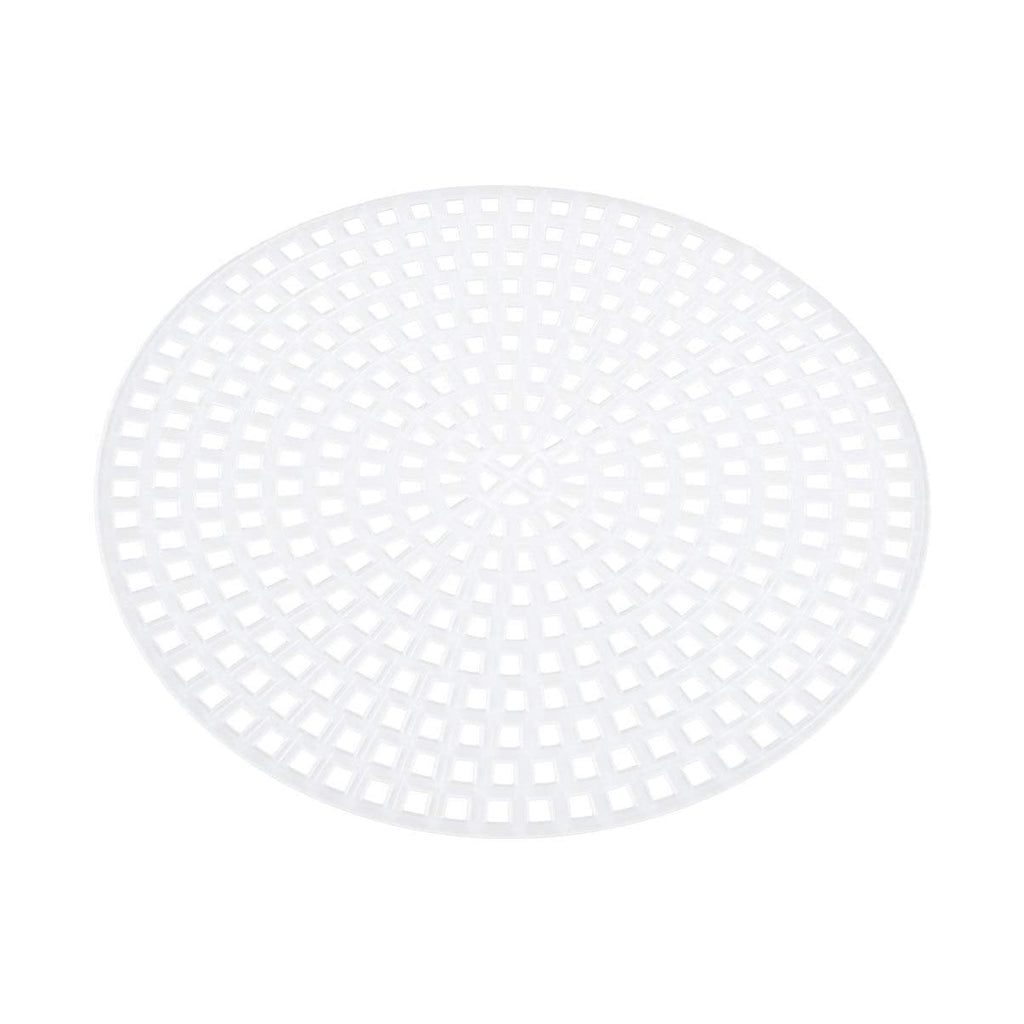 MILISTEN Clear Plastic Canvas Mesh Sheets, 30Pcs Round Canvas Mesh for DIY Mesh, 7.7cm/3in, (White) 7.7X7.7CM - NewNest Australia