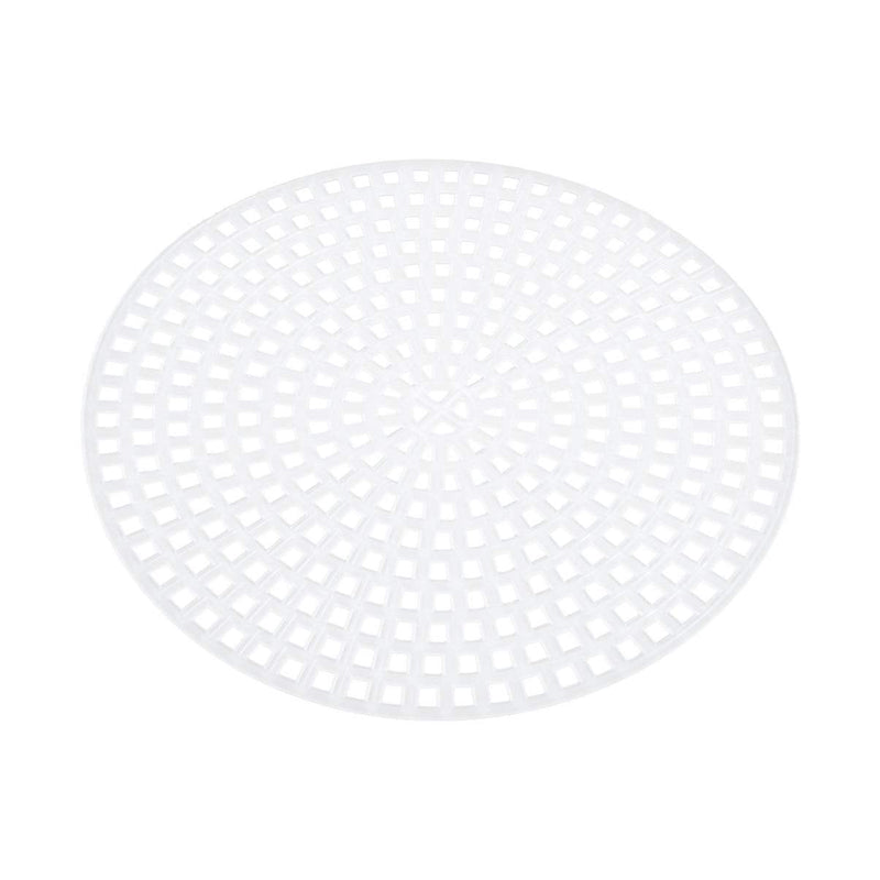 MILISTEN Clear Plastic Canvas Mesh Sheets, 30Pcs Round Canvas Mesh for DIY Mesh, 7.7cm/3in, (White) 7.7X7.7CM - NewNest Australia