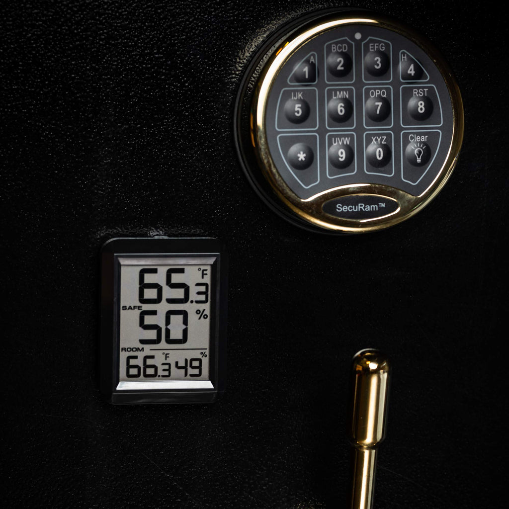 Wireless Gun Safe Digital Hygrometer and Thermometer Temp and Humidity Monitoring in Gun Safes and Cabinets - Monitor Humidity Level and Temp Inside Your Safe Without Having to Open it - NewNest Australia