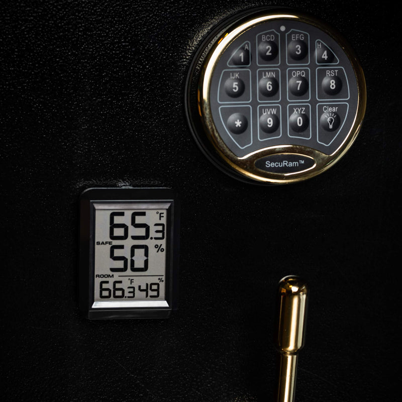 Wireless Gun Safe Digital Hygrometer and Thermometer Temp and Humidity Monitoring in Gun Safes and Cabinets - Monitor Humidity Level and Temp Inside Your Safe Without Having to Open it - NewNest Australia