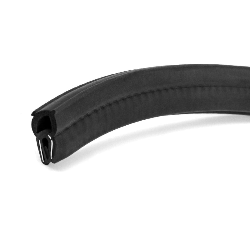 QWORK 5 Feet EPDM Rubber Trim Seal with Top Bulb, Fits Edge 1/16" to 1/8" Bulb Position: Top - NewNest Australia