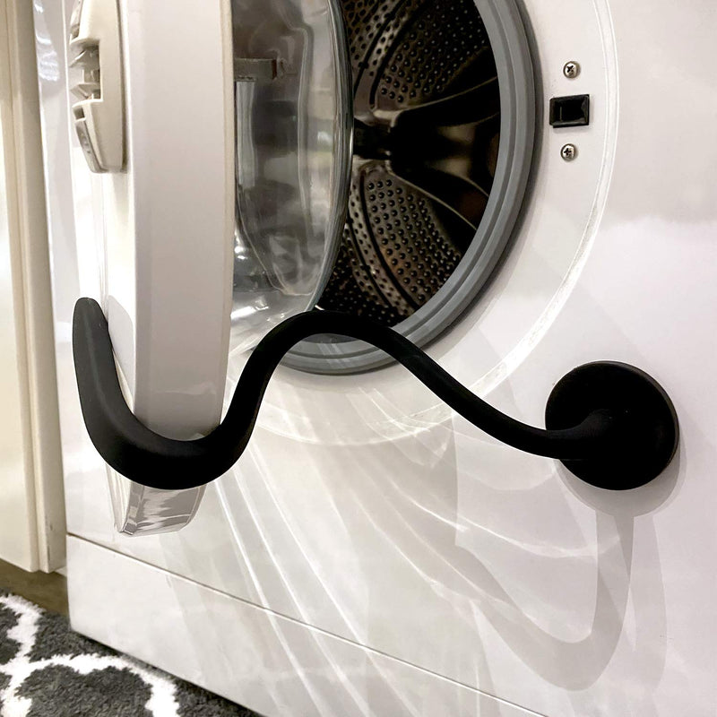 Spidfee Front Washer Door, Flexible Washer and Dryer Door Support Keep Washer Drying Door Open to Keep Dry - Black - NewNest Australia