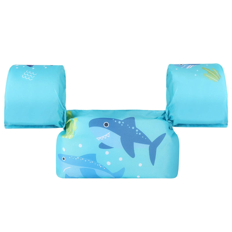 HeySplash Swim Life Jacket Vest for Kids, Floatation Sleeves Floats Tube Swimming Arm Floats Swim Aid Floats with Adjustable Strap and Secure Buckle for 20-50 lbs Toddler/Children Blue - NewNest Australia