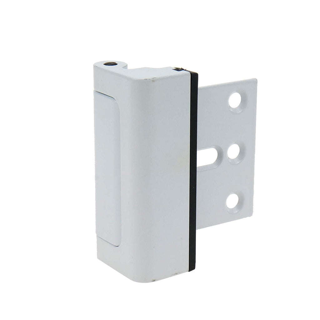 Sscon 3" White Aluminum Security Door Reinforcement Lock Home Prevent Unauthorized Entry Door Stop Hinge Lock Withstand 800 lbs,1Pack - NewNest Australia