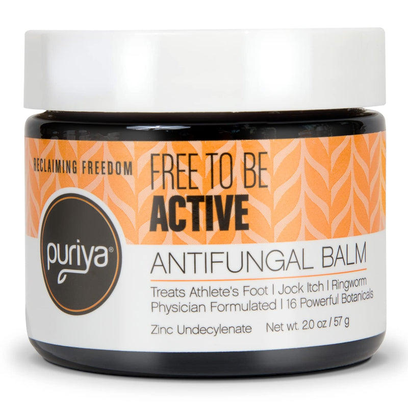 Puriya Antifungal Cream, Doctor Formulated Athletes Foot Cream, Jock Itch, Anti Itch Cream Extra Strength & Ringworm Treatment for Humans, Fast Acting, Plant-Based Balm with high dose of Tea Tree Oil - NewNest Australia