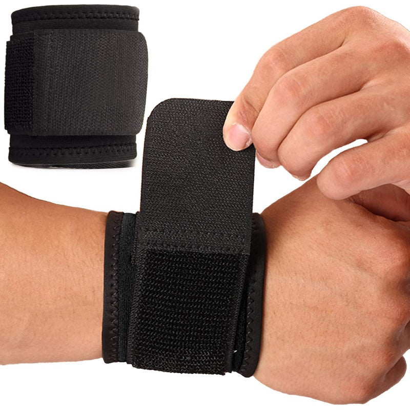 Wrist Brace, 2 PACK Wrist Wraps for Carpal Tunnel for women and men. Wrist Straps for Weightlifting, Working Out and Pain Relief. Flexible, Highly Elastic, Adjustable, Comfortable and Multi-Functional Starry sky black One Size - NewNest Australia