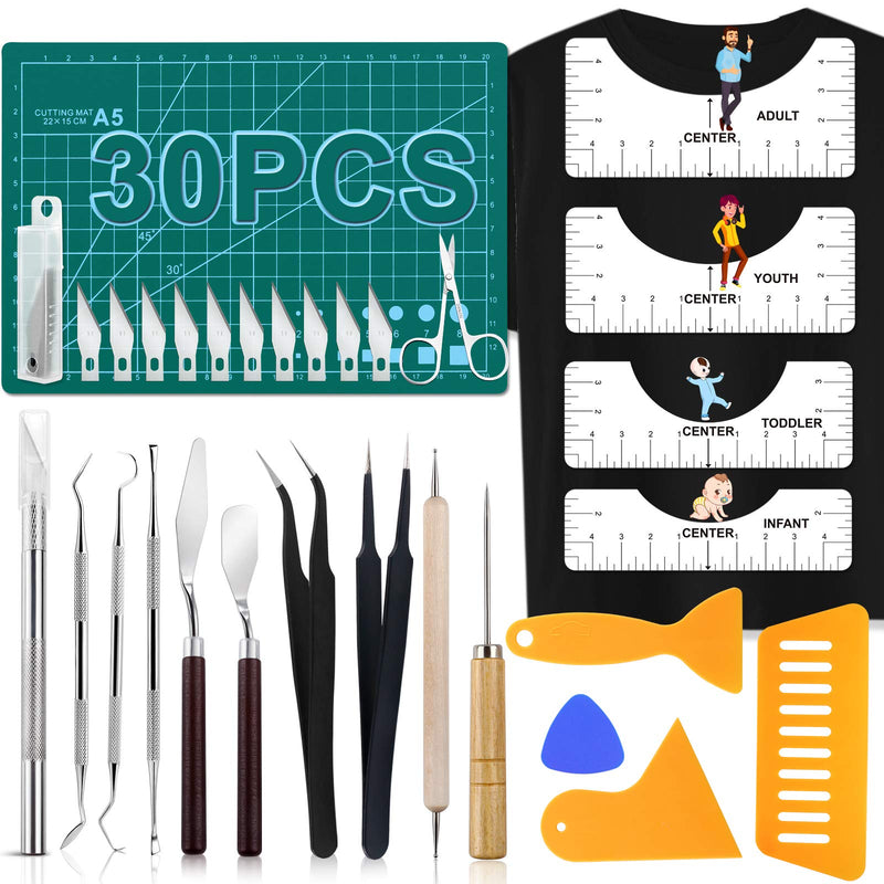 30 PCS Precision Craft Weeding Tools for Weeding Vinyl, DIY Art Work Cutting, Hobby, Scrapbook,Sewing - NewNest Australia
