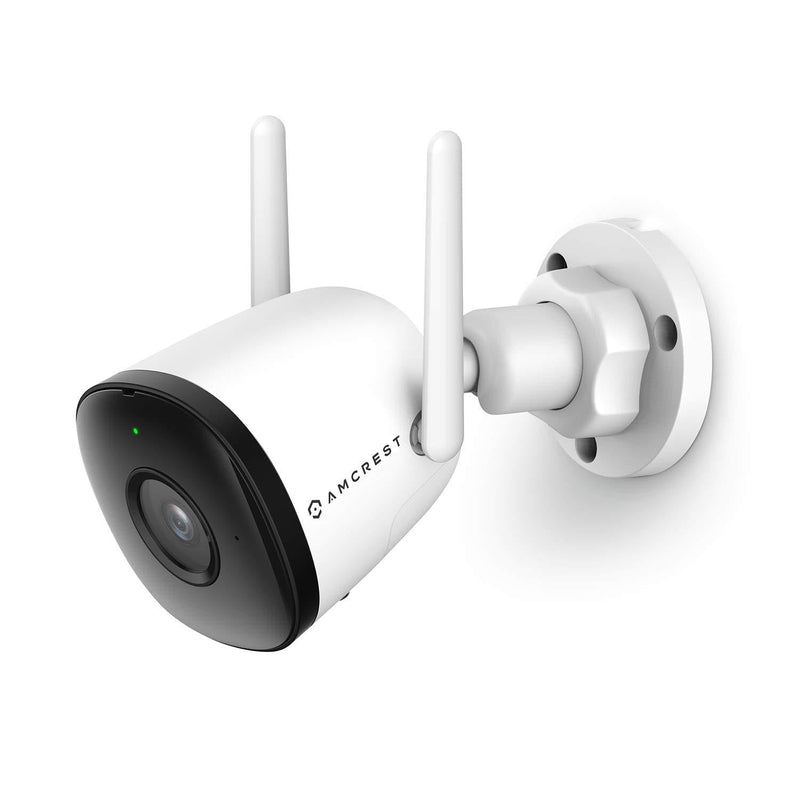 Amcrest 1080P WiFi Camera Outdoor, Smart Home 2MP Bullet IP Security Camera Outdoor Wireless, 98ft Nightvision, Built-in Mic, 102° FOV, 256GB MicroSD Storage (Sold Separately), ASH22-W (Wired Power) - NewNest Australia