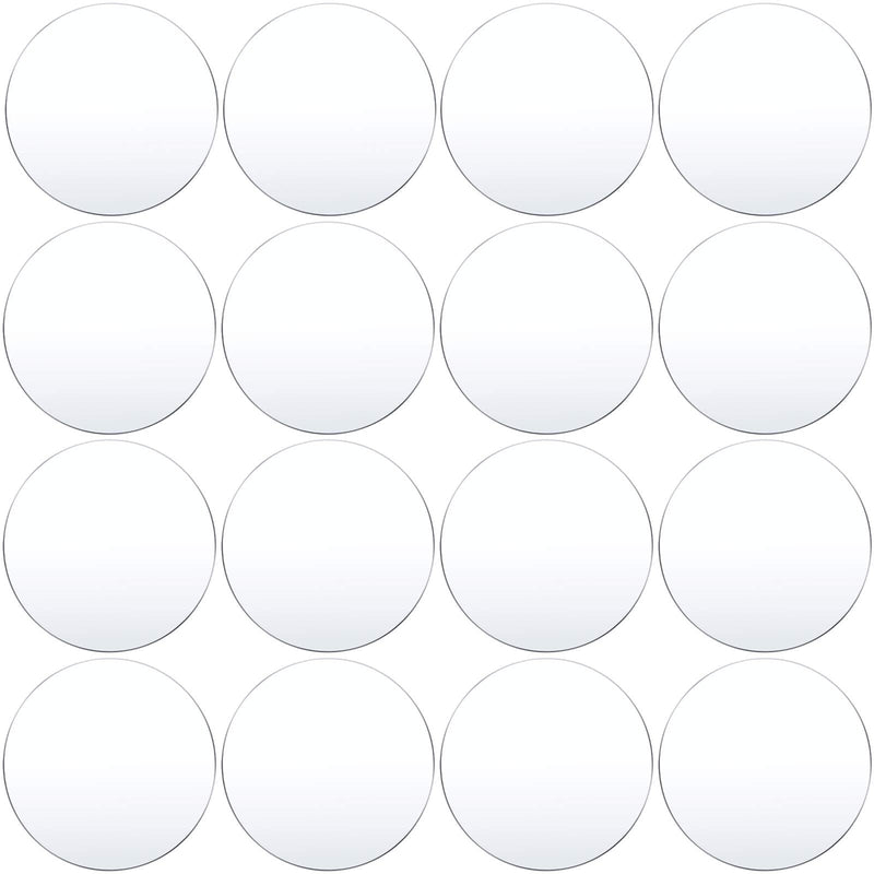 16 Pieces Clear Circle Acrylic 0.08 Inch Thick Round Acrylic Blanks Acrylic Discs Round Acrylic Panel for Picture Frame Painting DIY Crafts (Clear,2 Inch/ 5 cm) 2 Inch - NewNest Australia