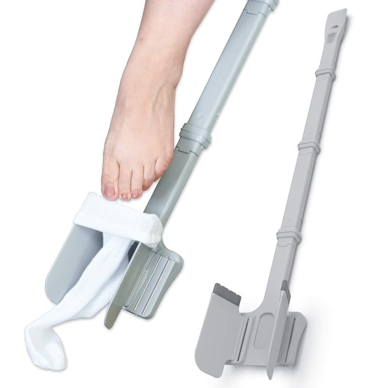 Sock Ox - Extended Length Sock Remover and Long Shoe Horn - Easy On and Off Stocking Slider - Dressing Aid for Senior Men and Women - NewNest Australia