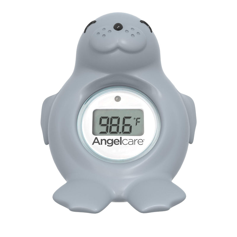 Angelcare Baby Bath & Room Thermometer - Happy Seal, Grey, BT-01-SEAL-US - NewNest Australia