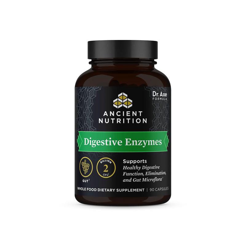 Digestive Enzymes by Ancient Nutrition, Supports Gut Health, Promotes Healthy Digestive Function, 90 Ct - NewNest Australia