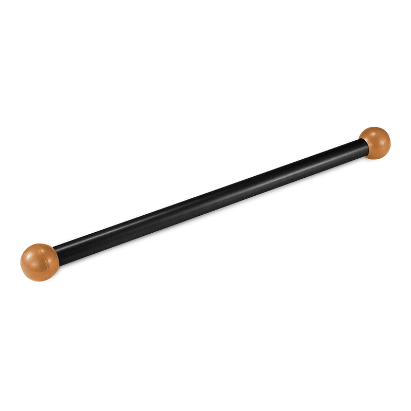 OhLectric OL-43459 Steel Ladder Rest - Black Finish Ladder Rest with Brass Colored Polycarbonate Spherettes - 1-3/8 inches H x 15-3/4 inches W - Lamp Post Cross Arm - Ideal for Post Top Lanterns - NewNest Australia