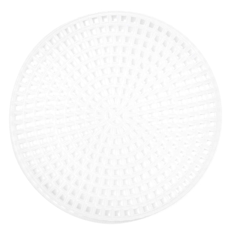 Cousin DIY 7 Count Plastic Stitching Canvas, Round 3", 10/Pkg, White - NewNest Australia