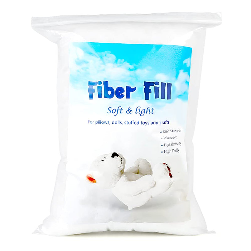 150g Polyester Fill, Premium Polyester Fiberfill, Recycled Polyester Fiber, High Resilience Stuffing for Pillow Filling, Dolls DIY, and Home Decoration Projects 5.29oz - NewNest Australia