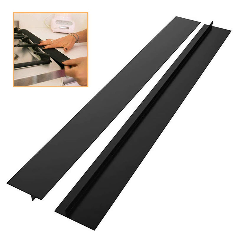 Kitchen Silicone Stove Gap Cover（2 Pack),25/21inch Kitchen Silicone Stove Counter Gap Cover Between Oven and Countertop Dishwasher, Easy Clean Heat Resistant Gap Guards… (21 inch) 21 inch - NewNest Australia